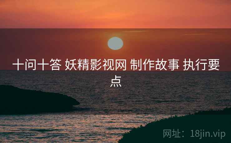 十问十答 妖精影视网 制作故事 执行要点