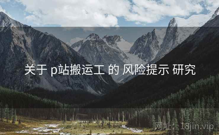 关于 p站搬运工 的 风险提示 研究